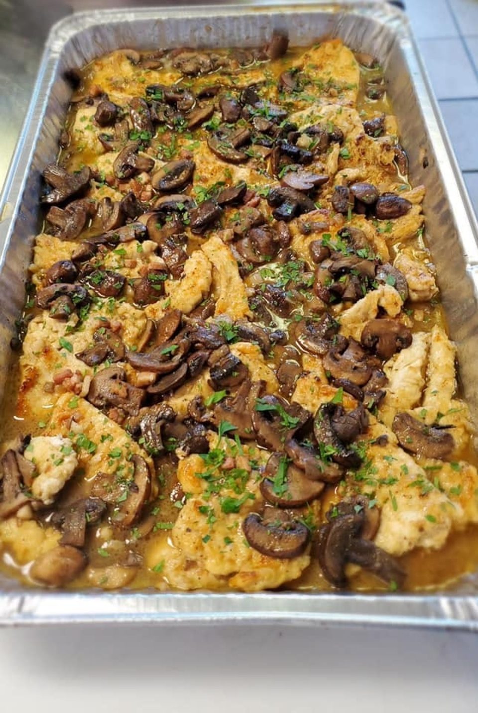 Chicken Marsala Catering.