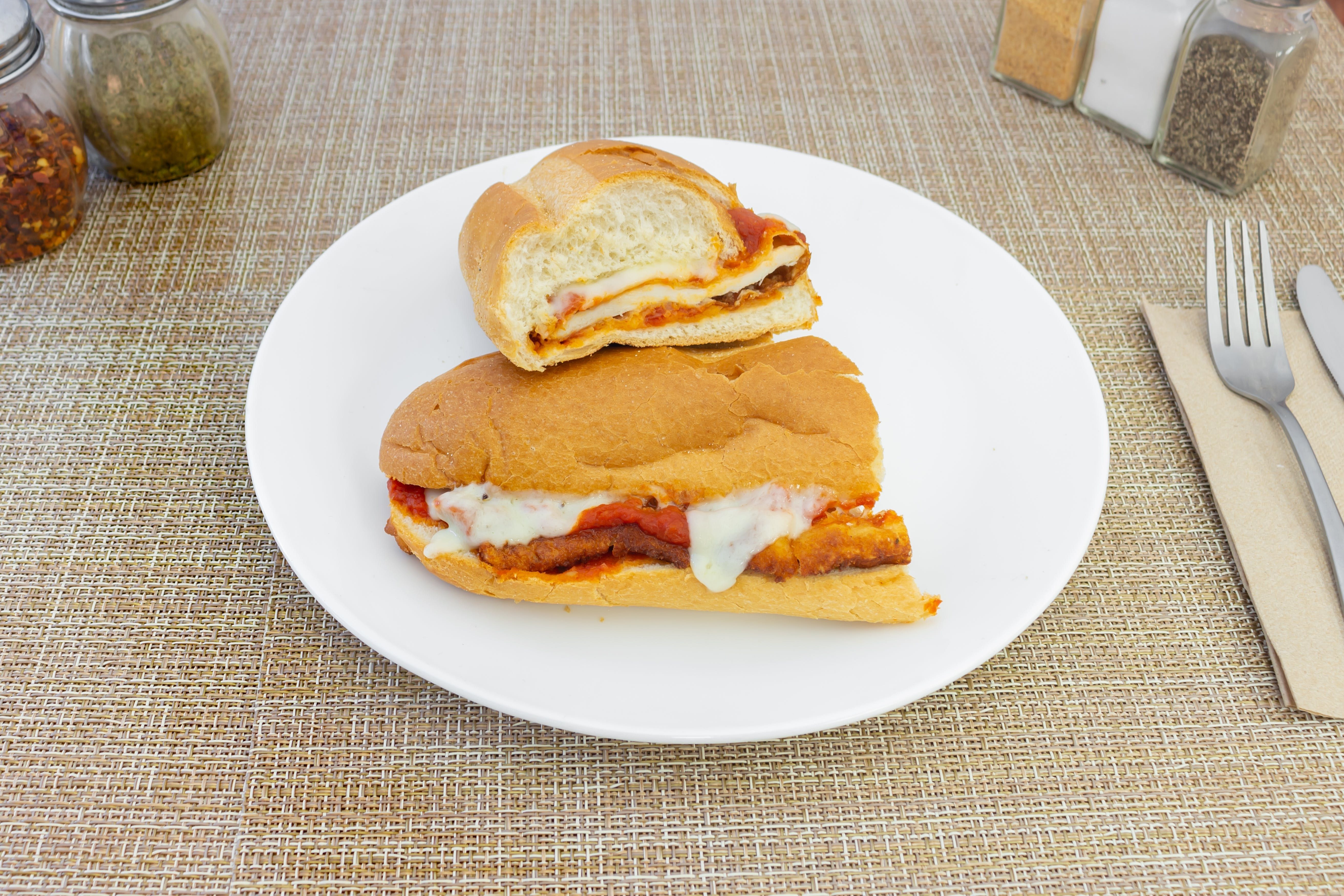 Chicken Parmigiana Sandwich.